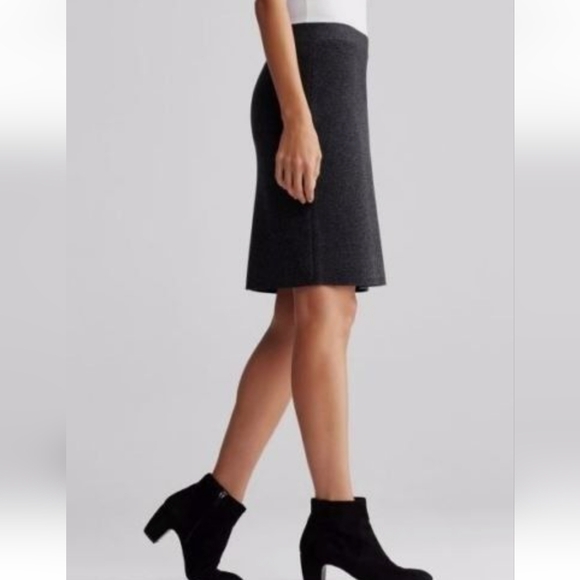 NWT Eileen Fisher Sleek Tencel Merino Interlock Pencil Skirt - Picture 3 of 11